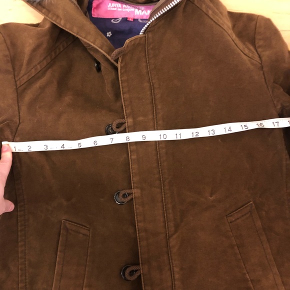 Comme Des Garçons junya watanabe brown hooded coat - Picture 5 of 5